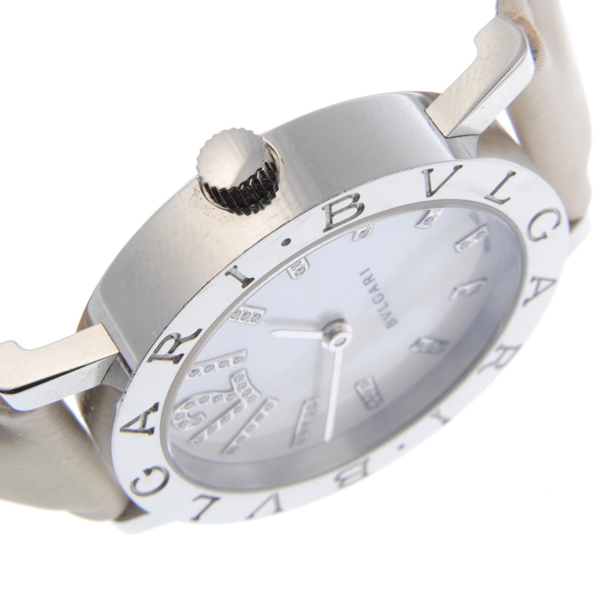 BULGARI - a lady's Bulgari wrist watch. Stainless steel case. Reference BB33SL, serial D12967. - Image 4 of 5