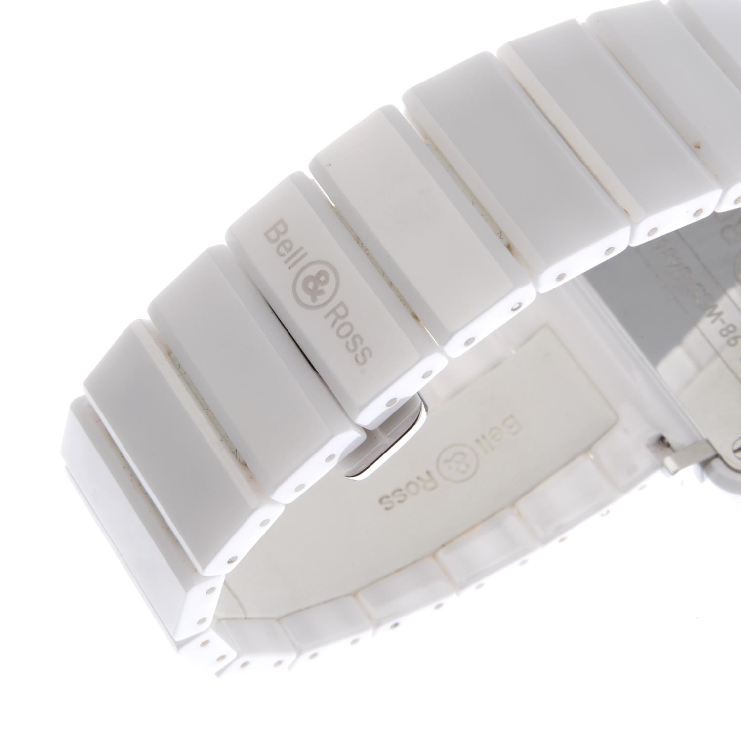 CURRENT MODEL: BELL & ROSS - a gentleman's BR S White Ceramic bracelet watch. White ceramic case - Image 2 of 5