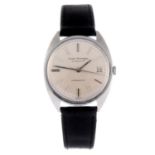 GIRARD-PERREGAUX - a gentleman's Gyromatic wrist watch. Stainless steel case. Signed automatic