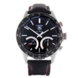 TAG HEUER - a gentleman's Carrera Calibre S chronograph wrist watch. Stainless steel case with