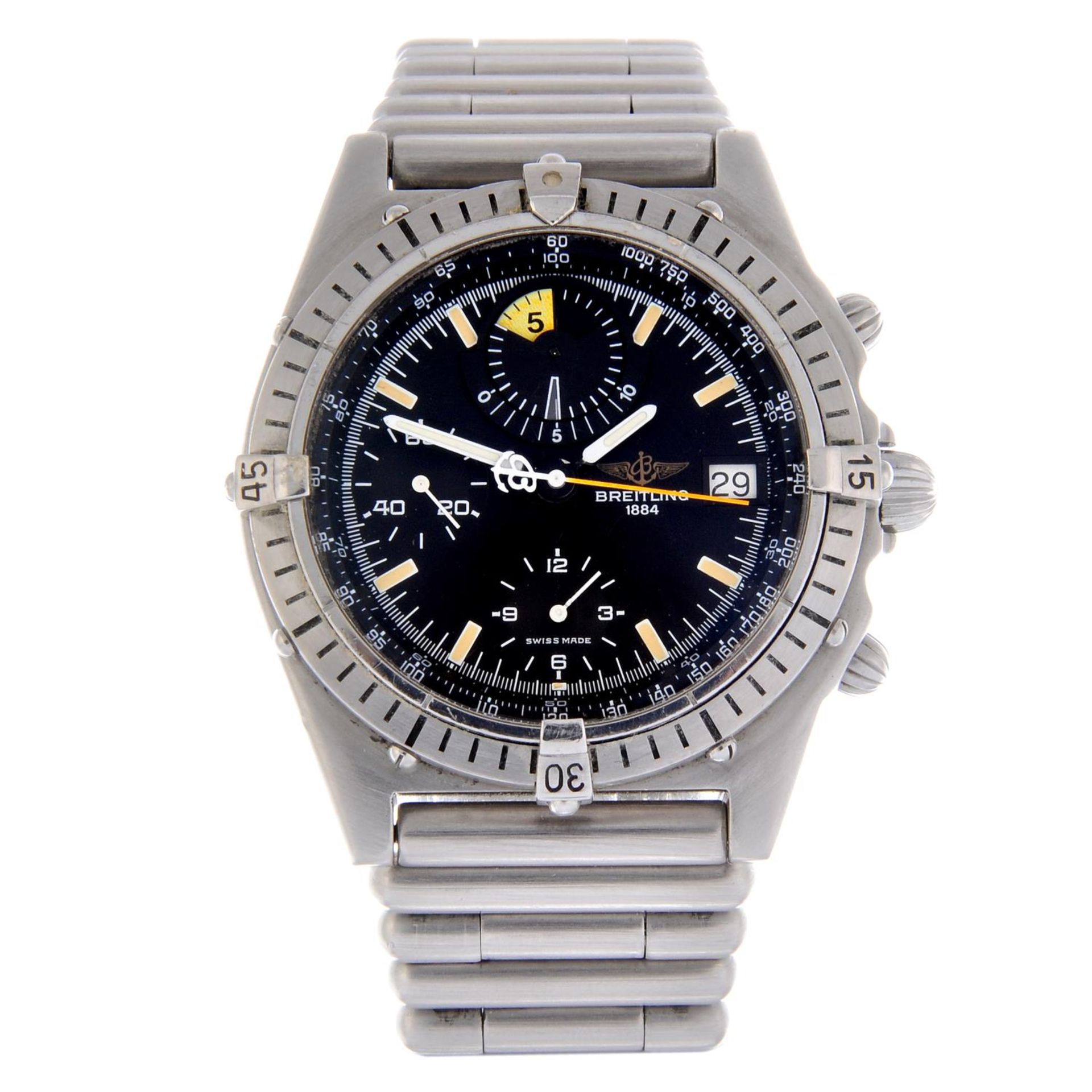 BREITLING - a gentleman's Chronomat Yachting chronograph bracelet watch. Stainless steel case with