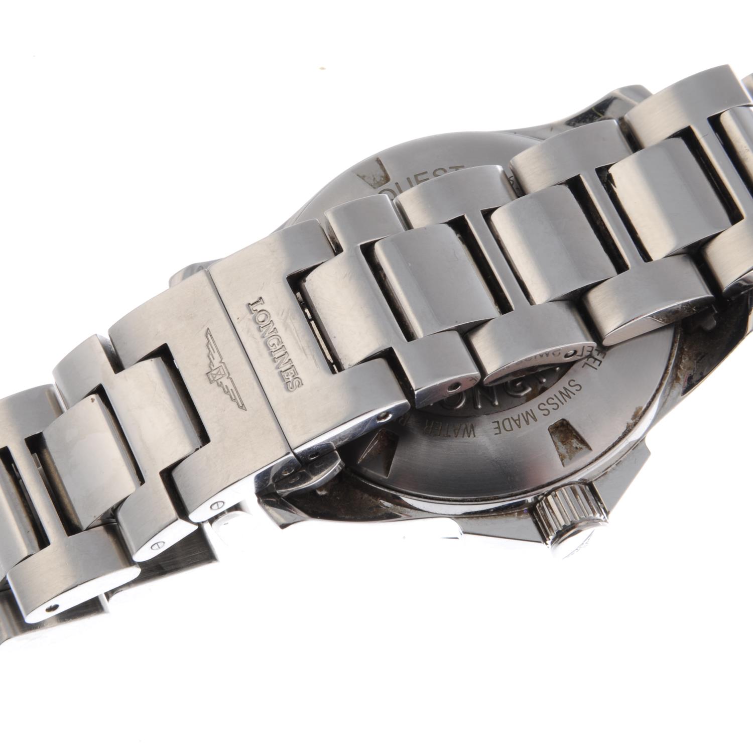 LONGINES - a gentleman's Conquest bracelet watch. Stainless steel case. Reference L3.659.4, serial - Image 2 of 5