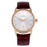 ETERNA - a gentleman's Soleure wrist watch. 18ct rose gold case. Reference 8310.69, serial 210.