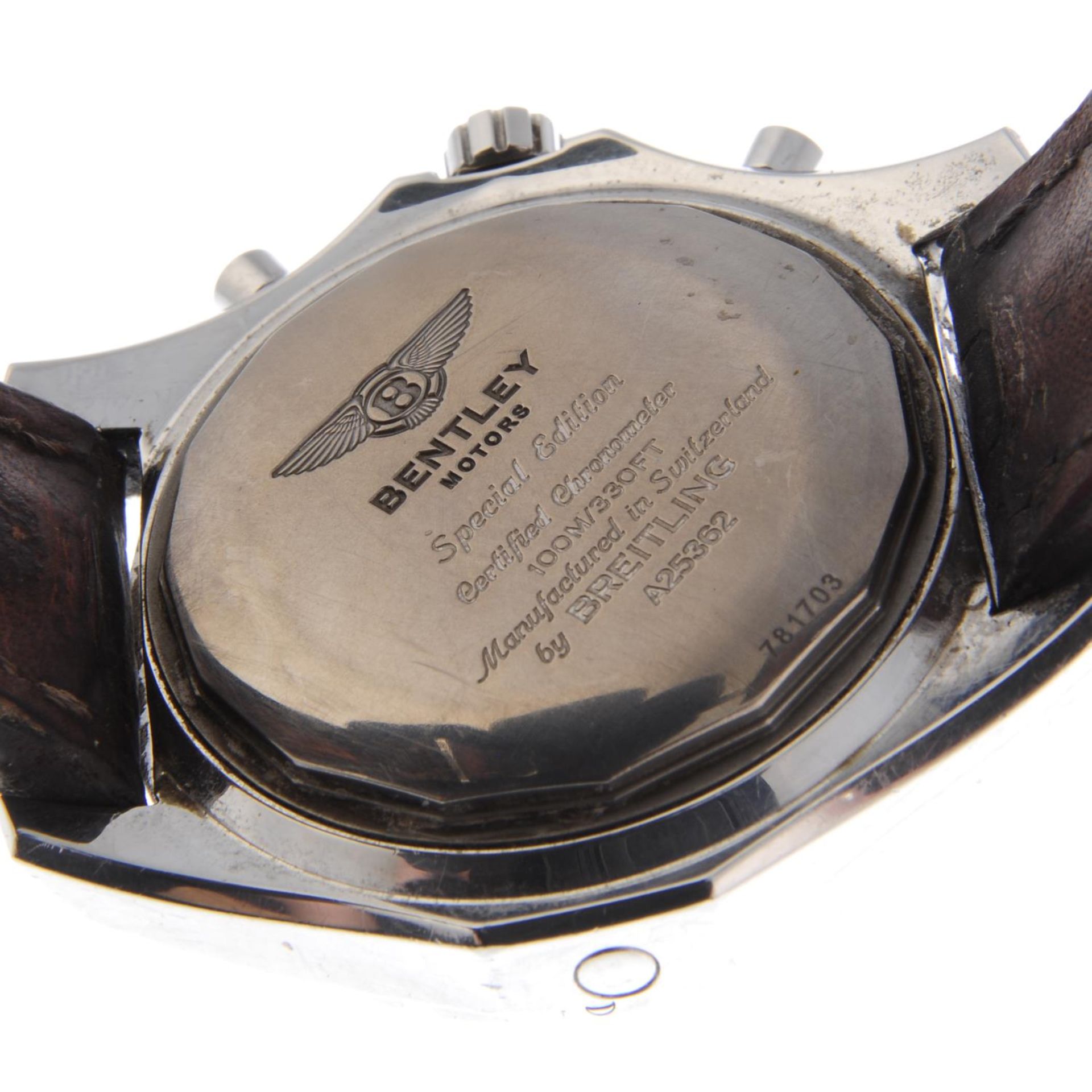 BREITLING - a gentleman's Breitling for Bentley chronograph wrist watch. Circa 2004. Stainless steel - Image 5 of 7