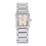 PATEK PHILIPPE - a lady's stainless steel Twenty~4 bracelet watch.