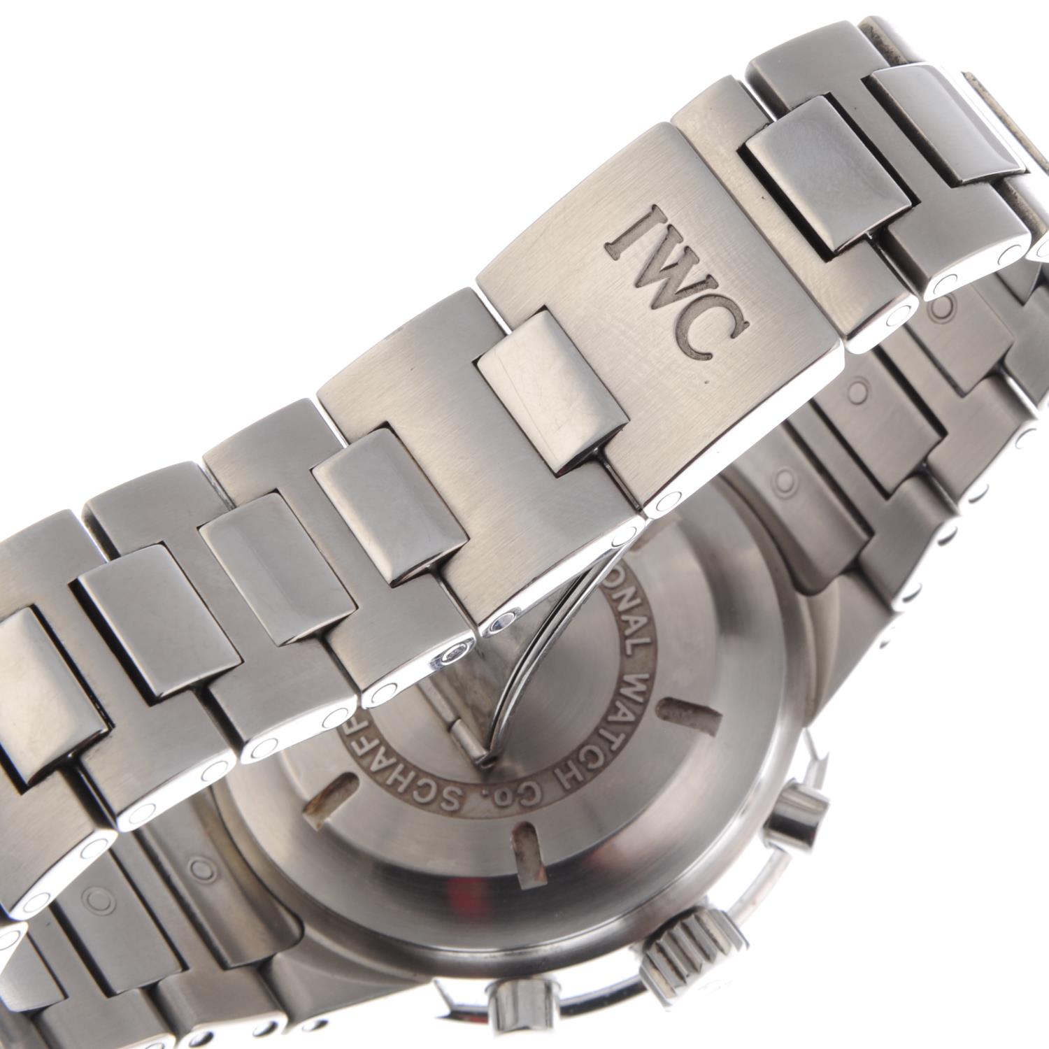 IWC - a gentleman's GST chronograph bracelet watch. Stainless steel case. Reference 3707, serial - Image 2 of 5