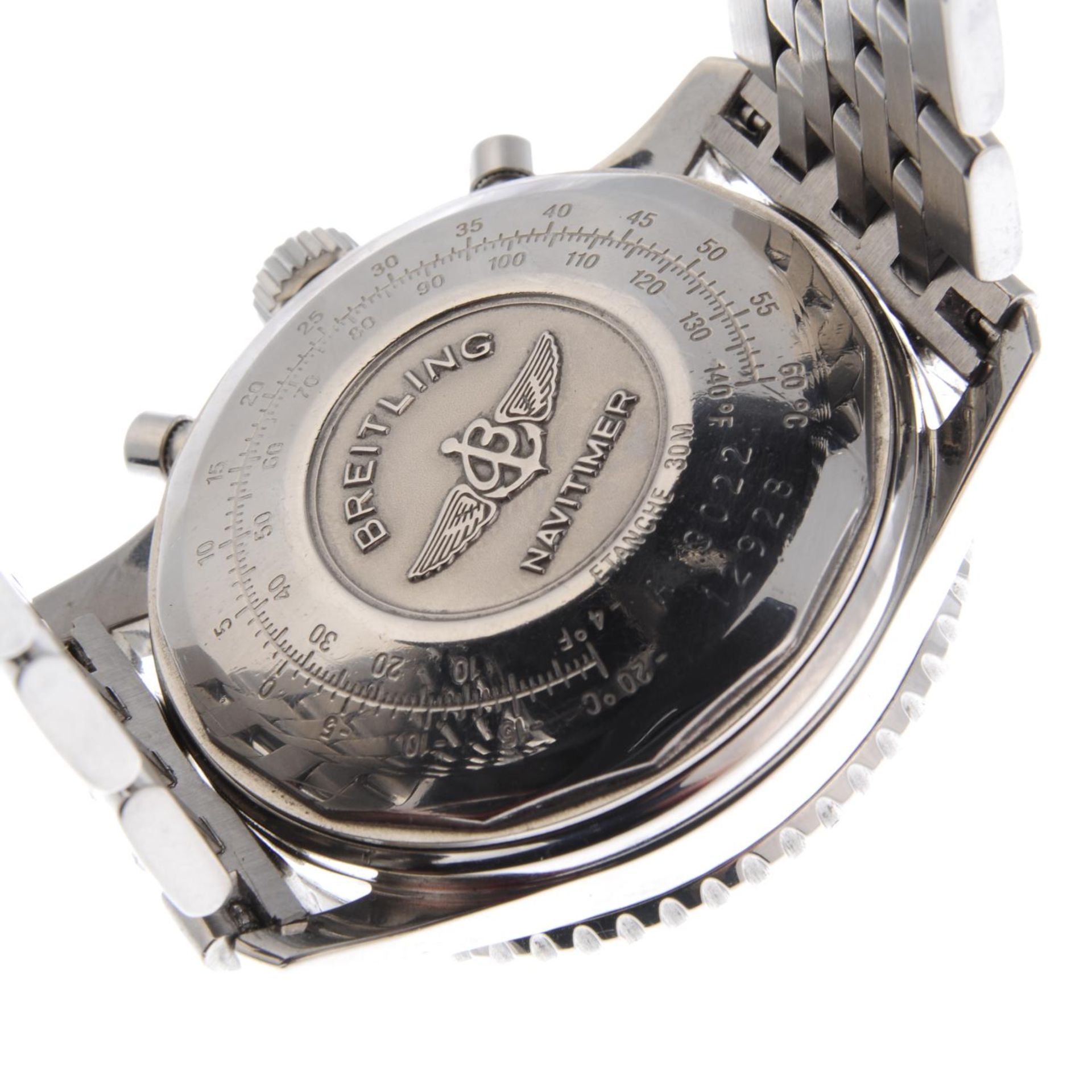 BREITLING - a gentleman's Old Navitimer II chronograph bracelet watch. Stainless steel case with - Image 5 of 5