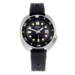 SEIKO - a gentleman's 'Apocalypse Now' Divers wrist watch. Stainless steel case with calibrated