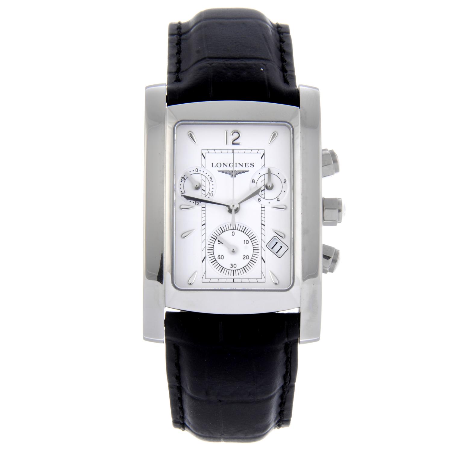 LONGINES - a gentleman's DolceVita chronograph wrist watch. Stainless steel case. Reference L5.656.