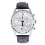 CURRENT MODEL: BELL & ROSS - a gentleman's BR 126 Officer chronograph wrist watch. Stainless steel