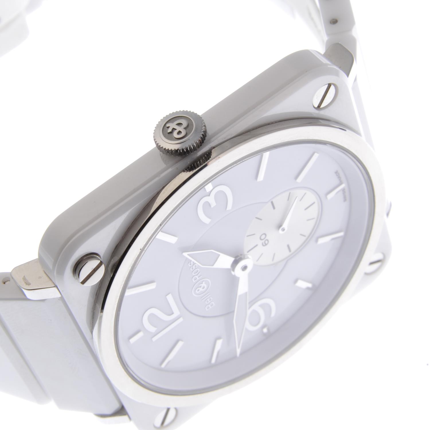 CURRENT MODEL: BELL & ROSS - a gentleman's BR S White Ceramic bracelet watch. White ceramic case - Image 5 of 5