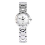 TAG HEUER - a lady's Link bracelet watch. Stainless steel case with chapter ring bezel. Reference