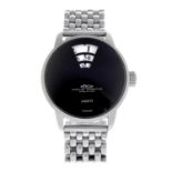 ANGULAR MOMENTUM - a gentleman's AXIS/VI Digital bracelet watch. Stainless steel case with