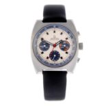 CERTINA - a gentleman's Chronolympic chronograph wrist watch. Stainless steel case. Reference 8501