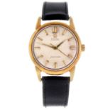 OMEGA - a gentleman's Seamaster wrist watch. 18ct yellow gold case. Reference 890, serial 101264.