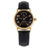 MONTBLANC - a gentleman's Meisterstück wrist watch. Gold plated case. Reference 7003, serial