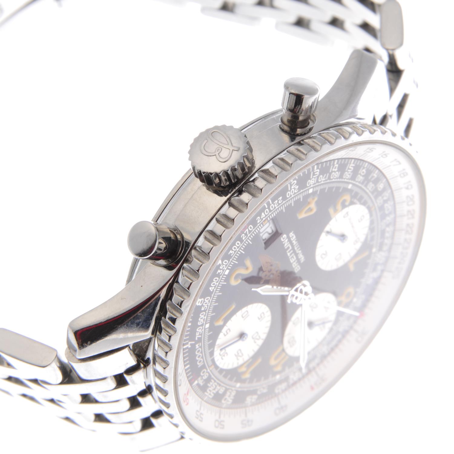 BREITLING - a gentleman's Old Navitimer II chronograph bracelet watch. Stainless steel case with - Image 4 of 5