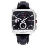 TAG HEUER - a gentleman's Monaco LS chronograph wrist watch. Stainless steel case. Reference