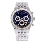 BREITLING - a limited edition gentleman's Montbrilliant 47 chronograph bracelet watch. Number 531 of