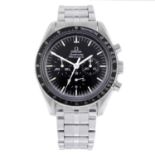 OMEGA - a gentleman's Speedmaster Professional bracelet watch. Stainless steel case with