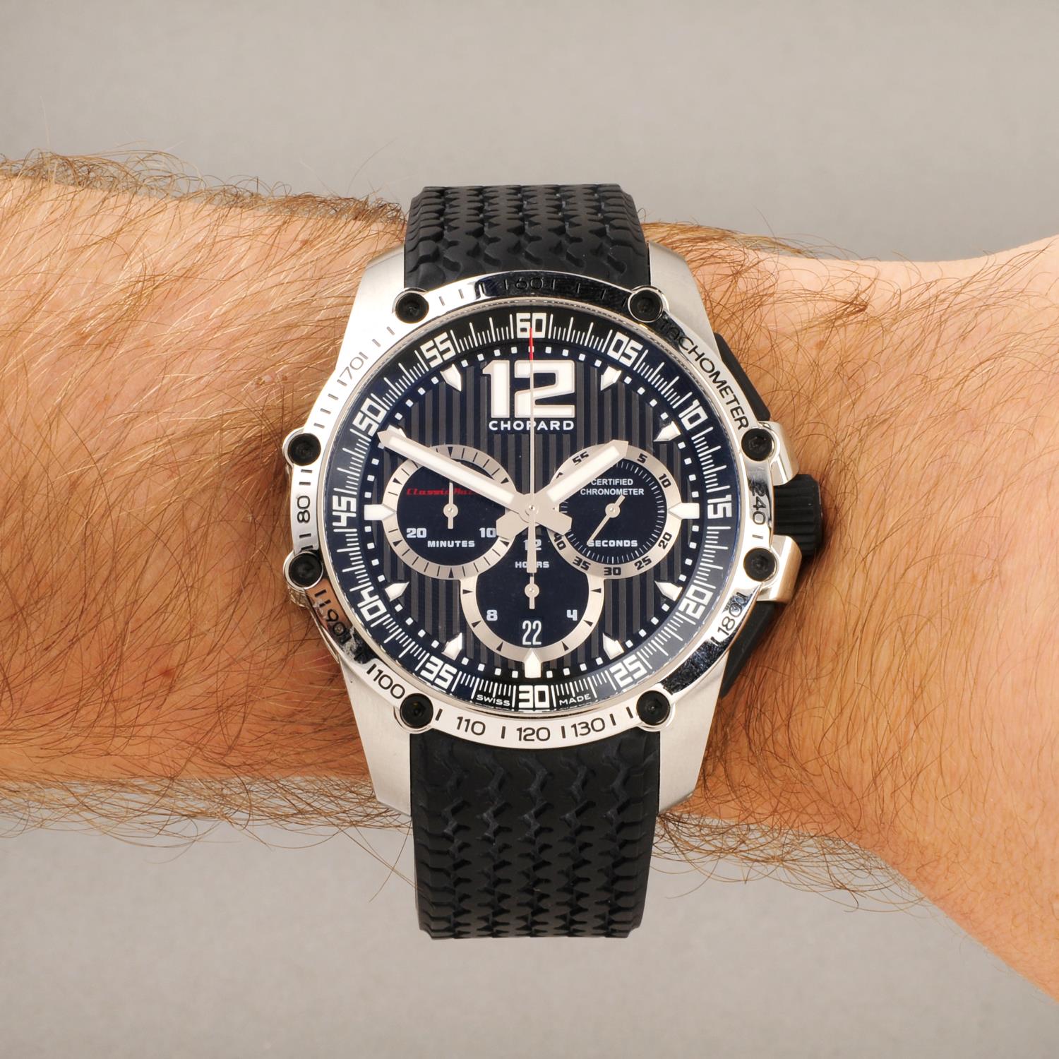 CHOPARD - a gentleman's Classic Racing Superfast chronograph wrist watch. Stainless steel case - Image 3 of 7