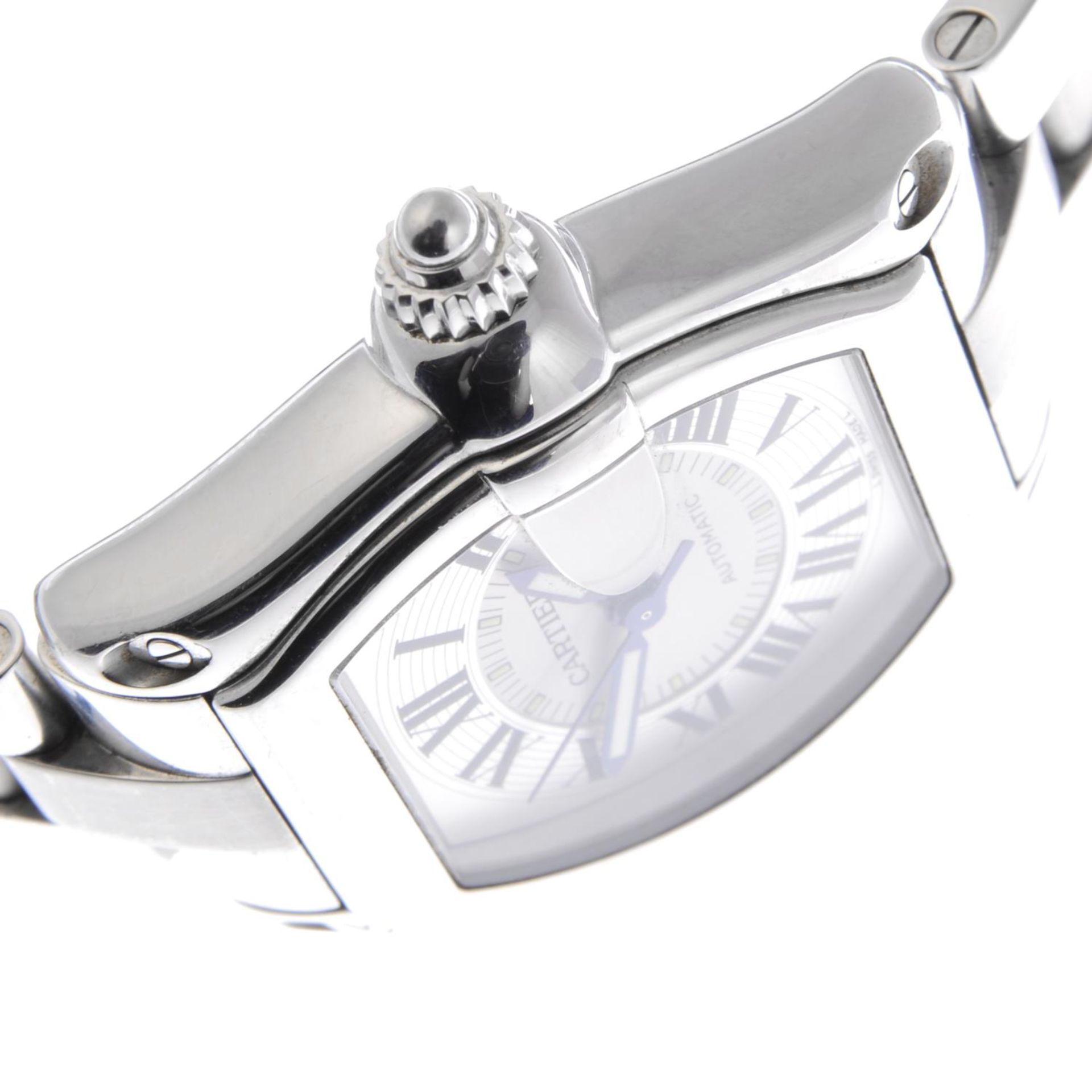 CARTIER - a gentleman's Roadster bracelet watch. Stainless steel case. Reference 2510, serial - Image 4 of 5
