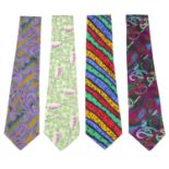 MISSONI - six silk ties.