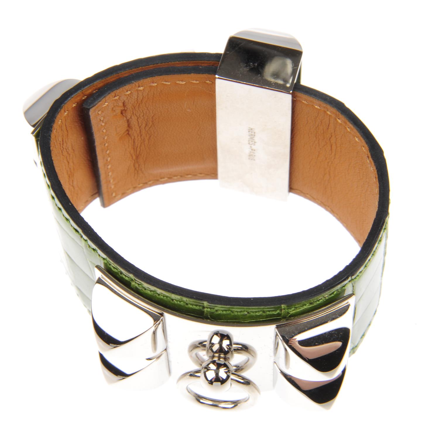 HERMÈS - a 'Collier de Chein' cuff bracelet. - Image 2 of 5