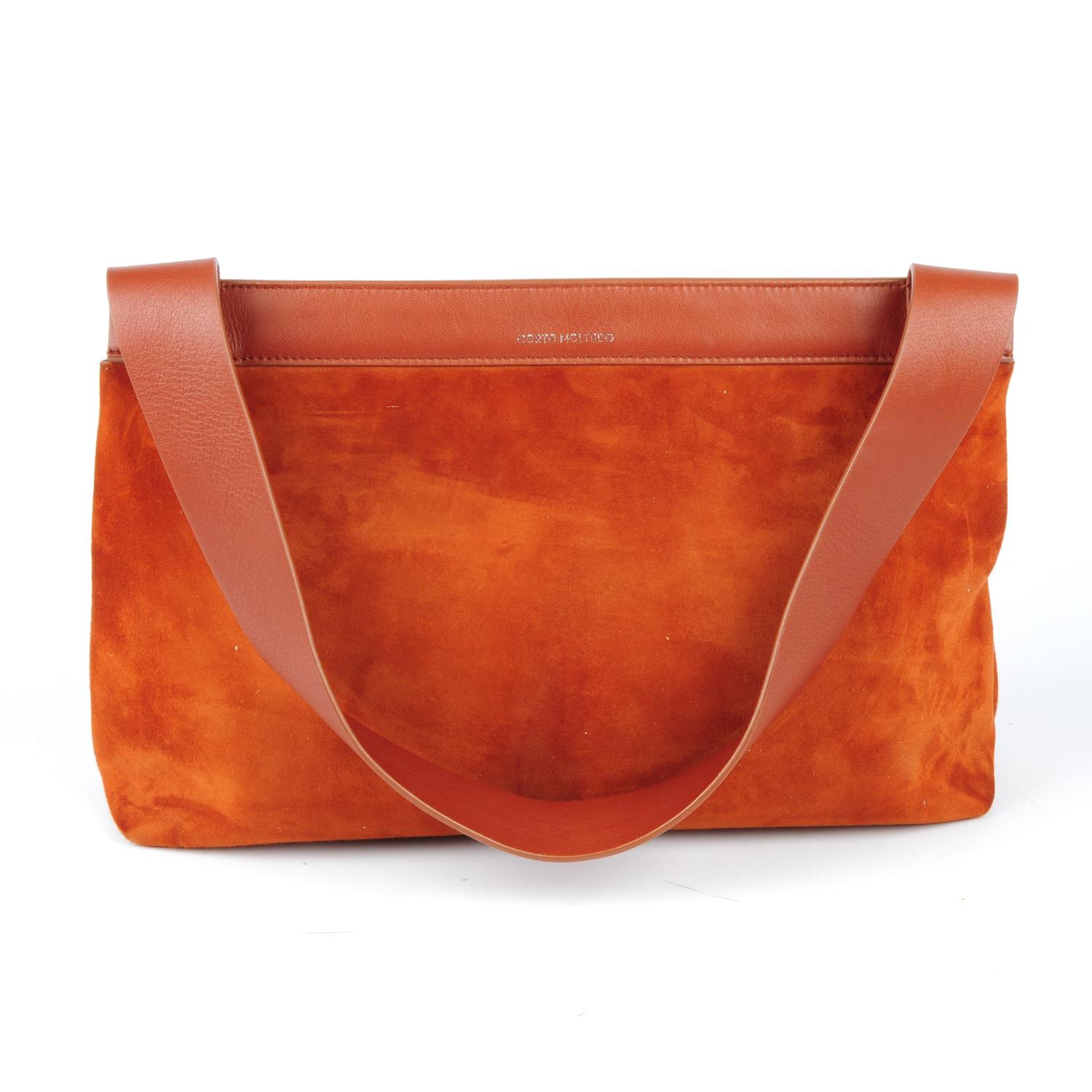 CORTO MOLTEDO - a tan suede and leather handbag. - Image 2 of 4