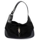 GUCCI - a black Jackie handbag.