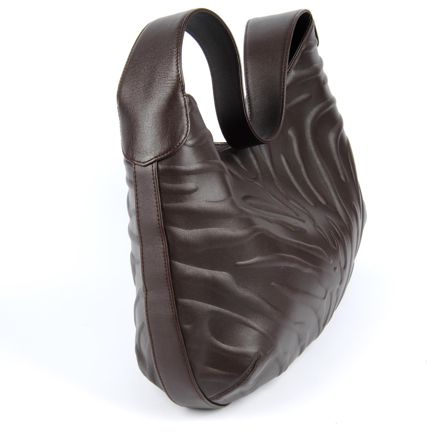 CARTIER - a medium brown Panthère hobo handbag. - Image 3 of 4