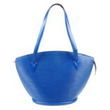 LOUIS VUITTON - a blue Epi Saint Jacques GM handbag.
