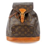 LOUIS VUITTON - a Monogram Montsouris MM backpack.