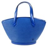 LOUIS VUITTON - a blue Epi Saint Jacques PM handbag.