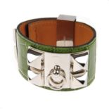 HERMÈS - a 'Collier de Chein' cuff bracelet.