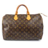 LOUIS VUITTON - a Monogram Speedy 35 handbag.