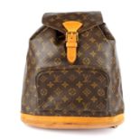 LOUIS VUITTON - a Monogram Montsouris GM backpack.