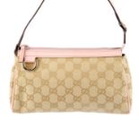 GUCCI - a GG canvas Abbey Pochette handbag.