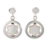 MONT BLANC - a pair of earrings.