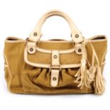 CÉLINE - a canvas Boogie handbag.