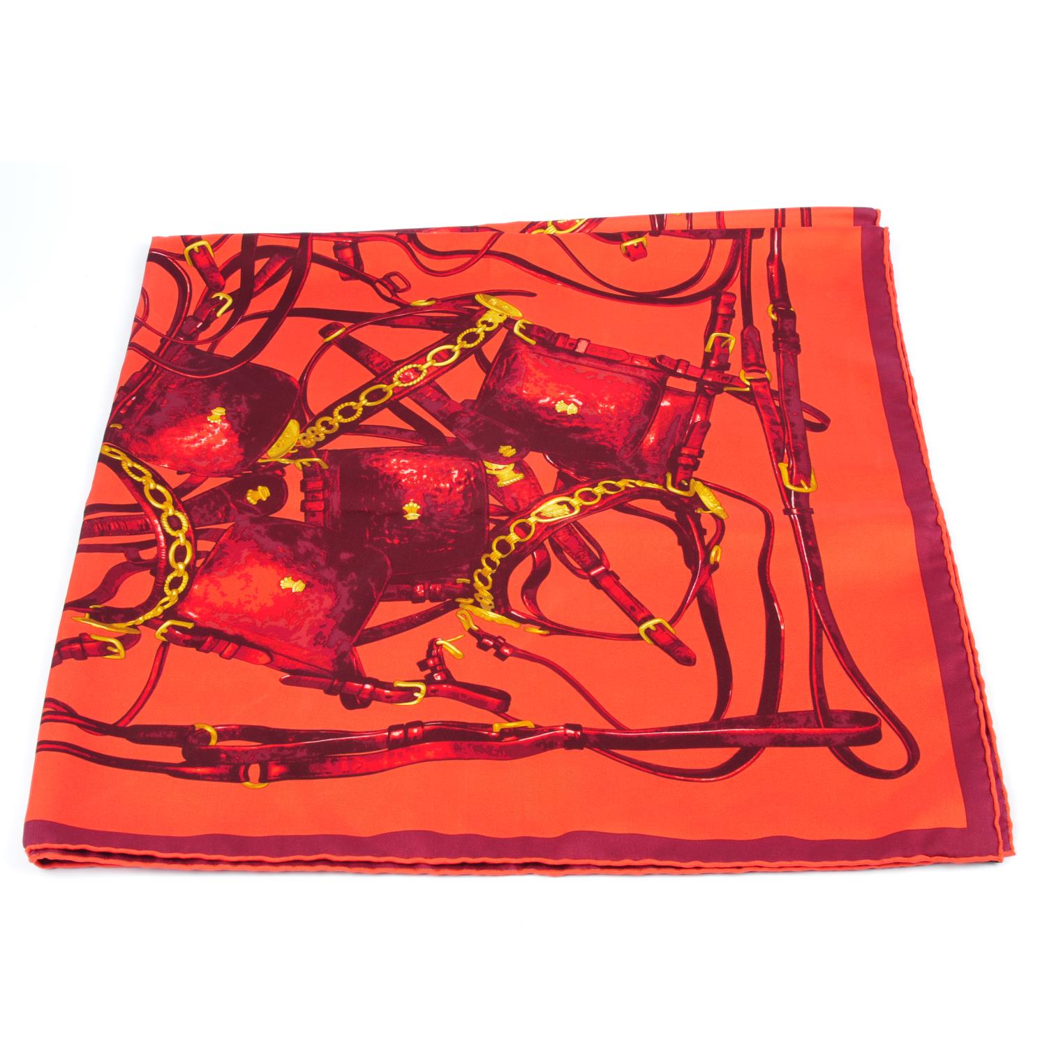 HERMÈS - a 'Brides Rebelles' silk scarf. - Image 2 of 2