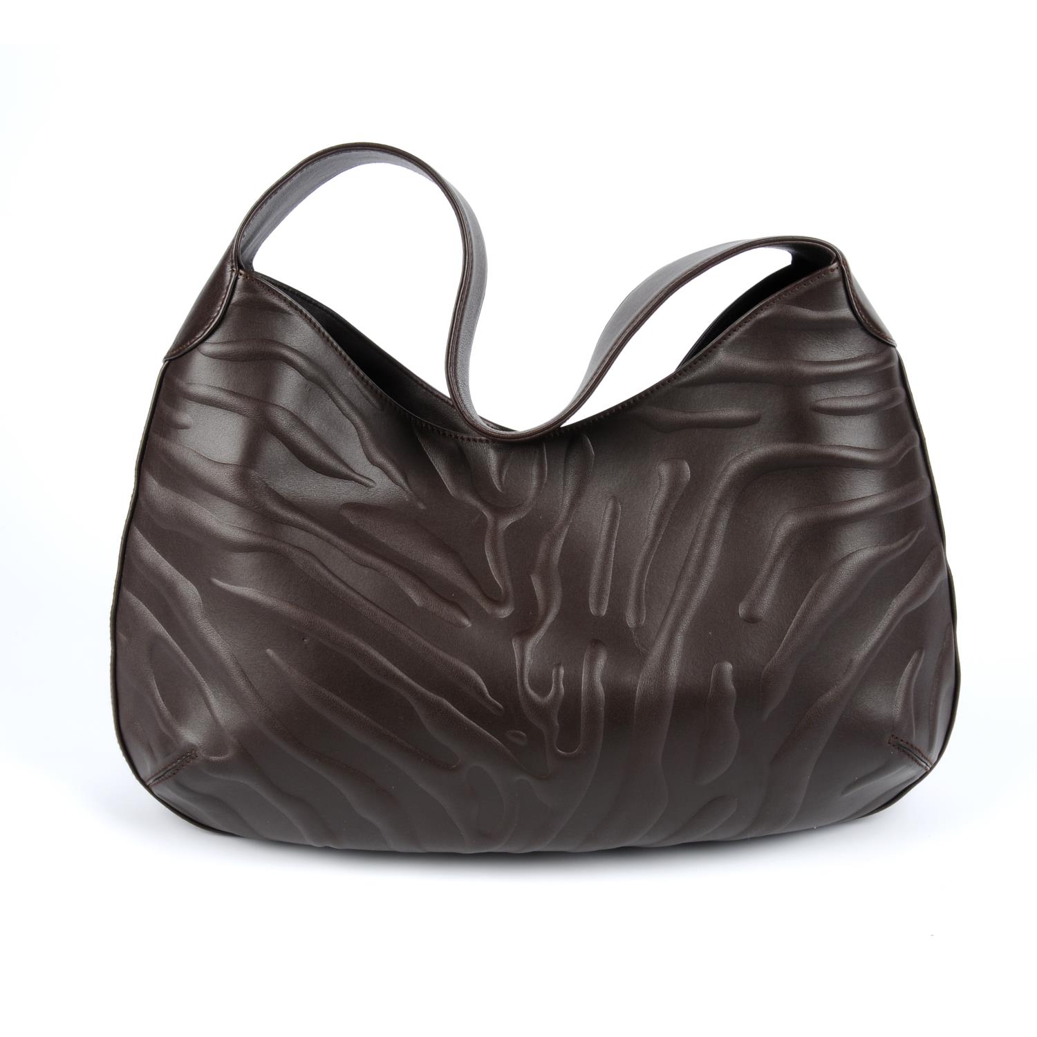 CARTIER - a medium brown Panthère hobo handbag. - Image 2 of 4
