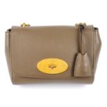 MULBERRY - a Solid Grey Lily Small Classic Grain handbag.