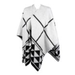 TED BAKER - an oversized Amelya Cube cape.