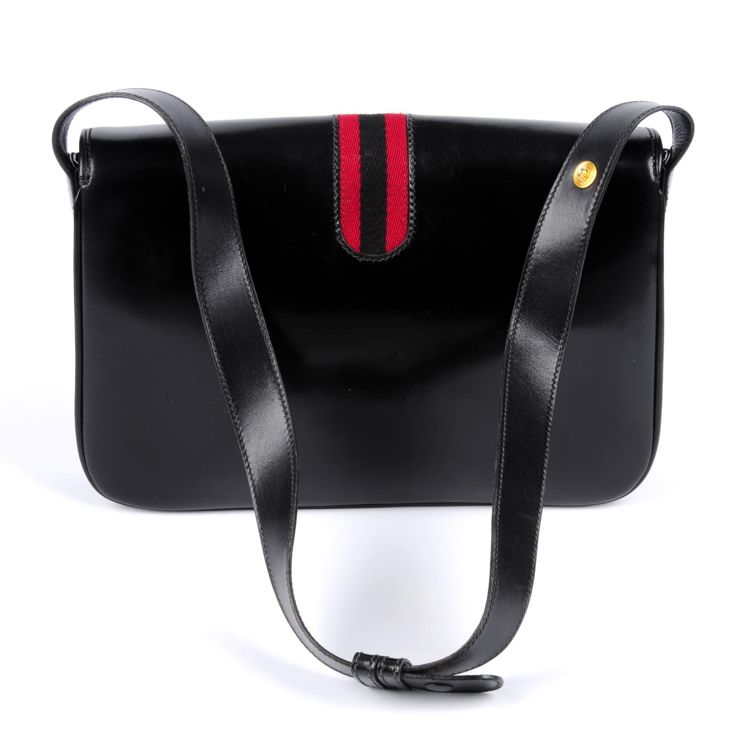 GUCCI - a vintage leather handbag. - Image 2 of 4