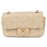 CHANEL - a 'New Mini' Beaded Flap handbag.