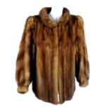 A demi-buff mink jacket.