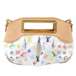 LOUIS VUITTON - a white Multicolore Monogram Judy PM handbag.