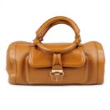 JIMMY CHOO - a tan leather handbag.