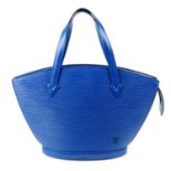 LOUIS VUITTON - a blue Epi Saint Jacques PM handbag.